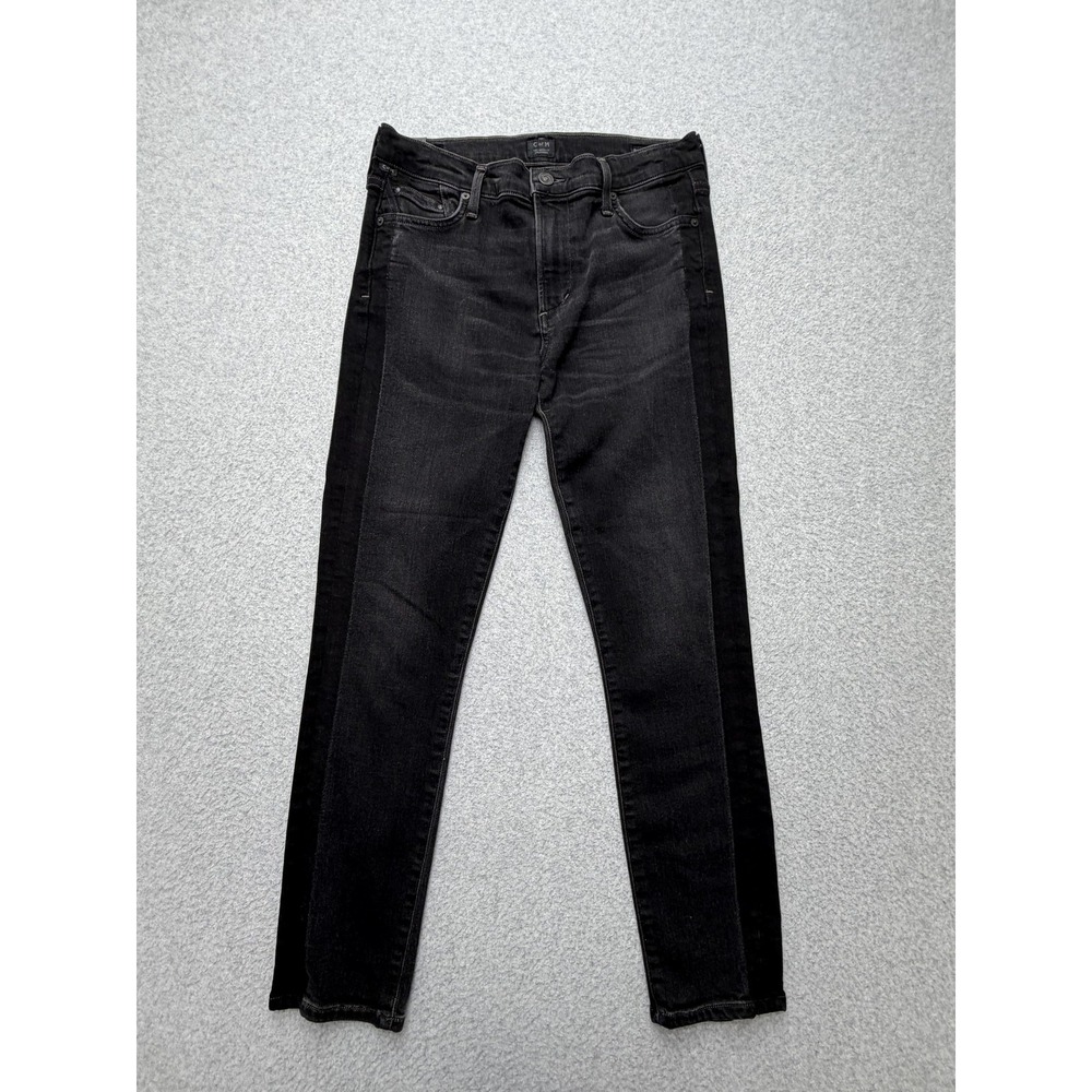 Citizens of Humanity Rocket Crop Jeans Womens 27 High Rise Skinny Gray